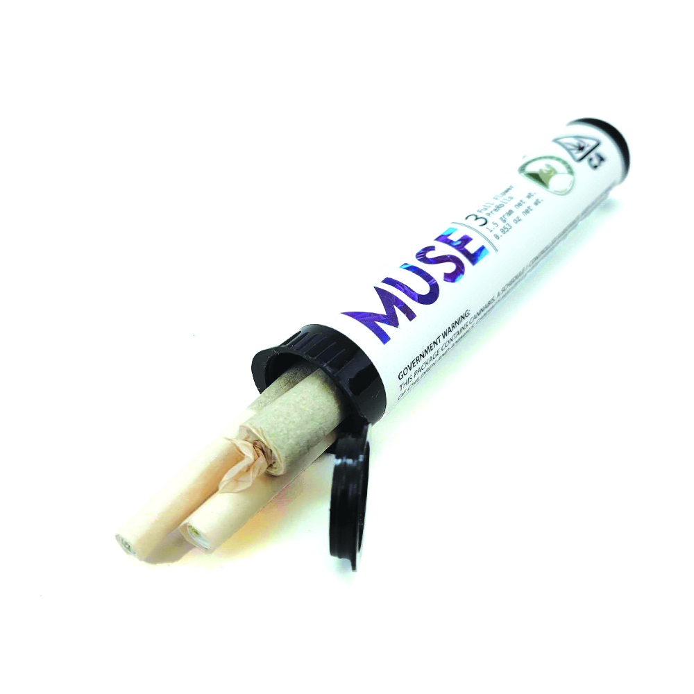Muse - Kush Mint x Gelato 3 Pack Preroll (1.5g)